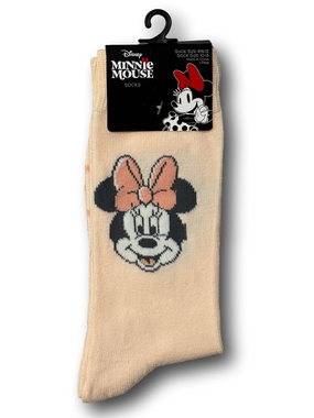 3/$20 Disney Minnie Mouse Funny Novelty Crew Socks - NWT